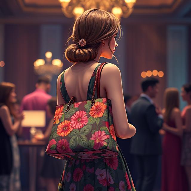 Floral Handbag expreses your personality